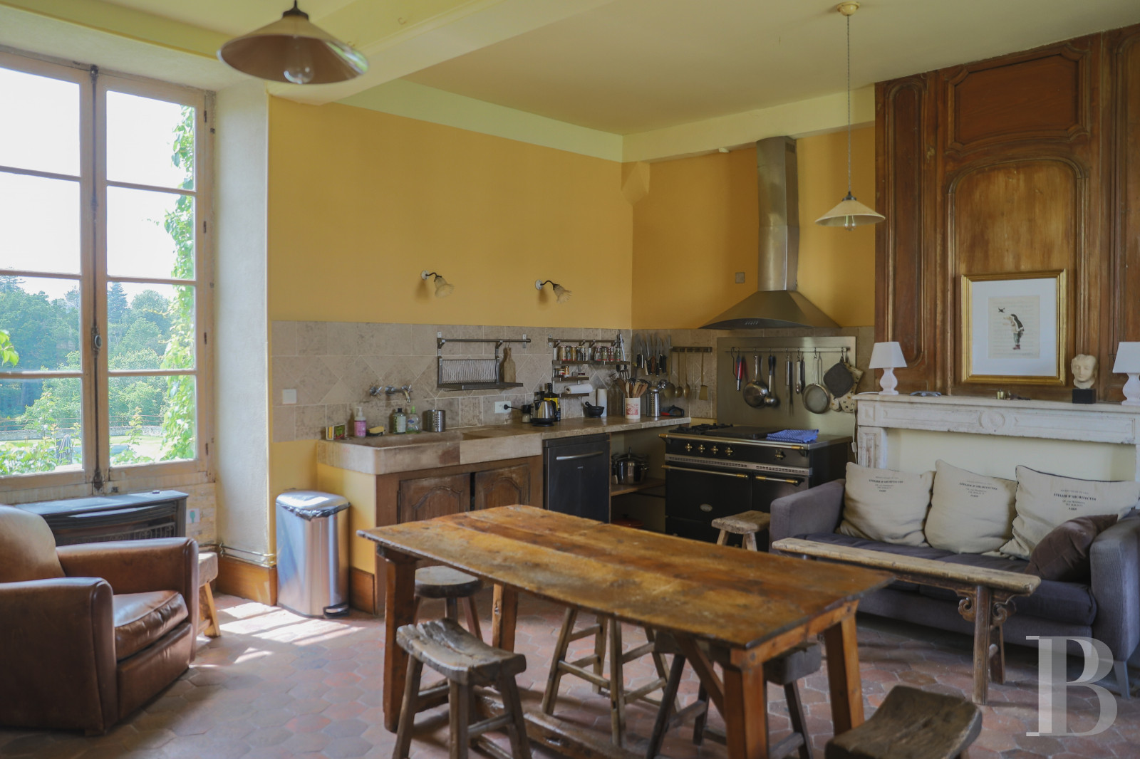 En Bourgogne, non loin de Vézelay, un château en bord de falaise surplombant l’Yonne - photo  n°16